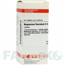 МАГНЕЗИУМ ФЛУОРАТУМ (MAGNESIUM FLUORATUM) D 4 таблетки 80 шт - Гомеопатия DHU