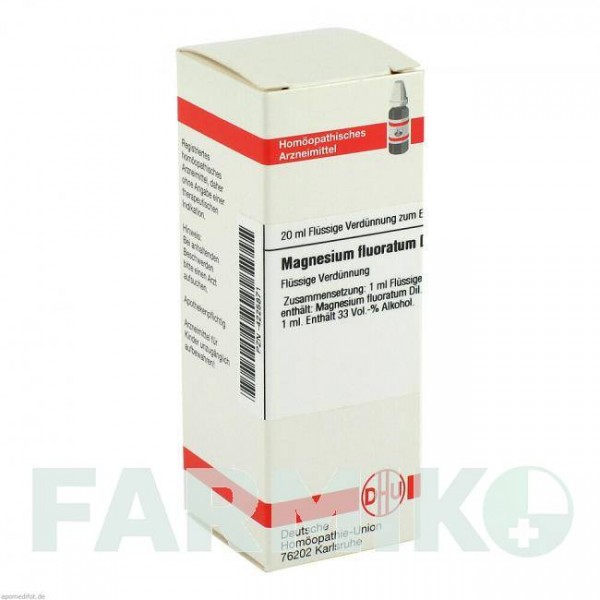 МАГНЕЗИУМ ФЛУОРАТУМ (MAGNESIUM FLUORATUM) D 6 раствор 20 мл - Гомеопатия DHU