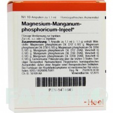 МАГНЕЗИУМ МАНГАНУМ (MAGNESIUM MANGANUM) ампулы 10 шт - Гомеопатия BIOLOGISCHE HEILMITTEL HEEL
