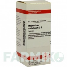 МАГНЕЗИУМ МЕТАЛЛИКУМ (MAGNESIUM METALLICUM) D 6 таблетки 80 шт - Гомеопатия DHU