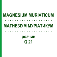 МАГНЕЗІУМ МУРІАТИКУМ (MAGNESIUM MURIATICUM) Q 21 розчин 15 мл - Гомеопатія GUDJONS