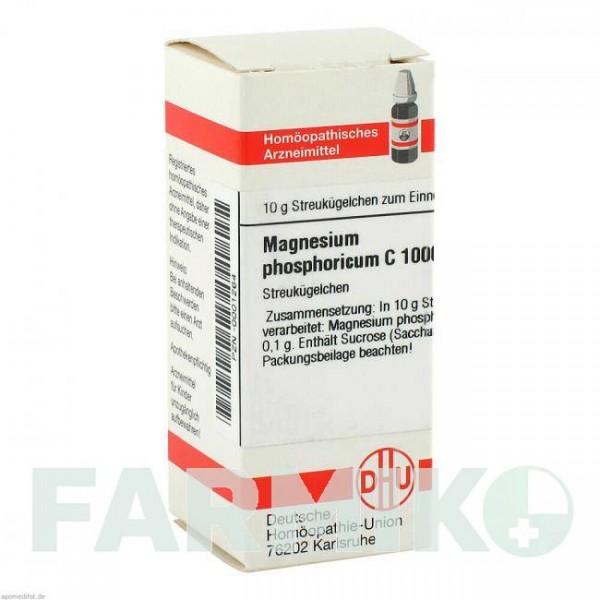 МАГНЕЗИУМ ФОСФОРИКУМ (MAGNESIUM PHOSPHORICUM) C 1000 глобули 10 г - Гомеопатия DHU