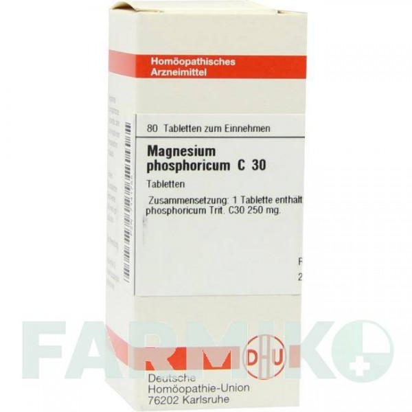 МАГНЕЗИУМ ФОСФОРИКУМ (MAGNESIUM PHOSPHORICUM) C 30 таблетки 80 шт - Гомеопатия DHU