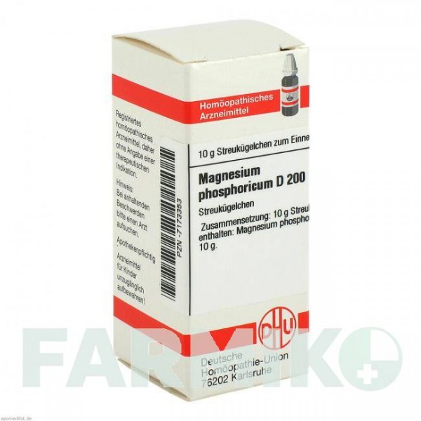 МАГНЕЗИУМ ФОСФОРИКУМ (MAGNESIUM PHOSPHORICUM) D 200 глобули 10 г - Гомеопатия DHU