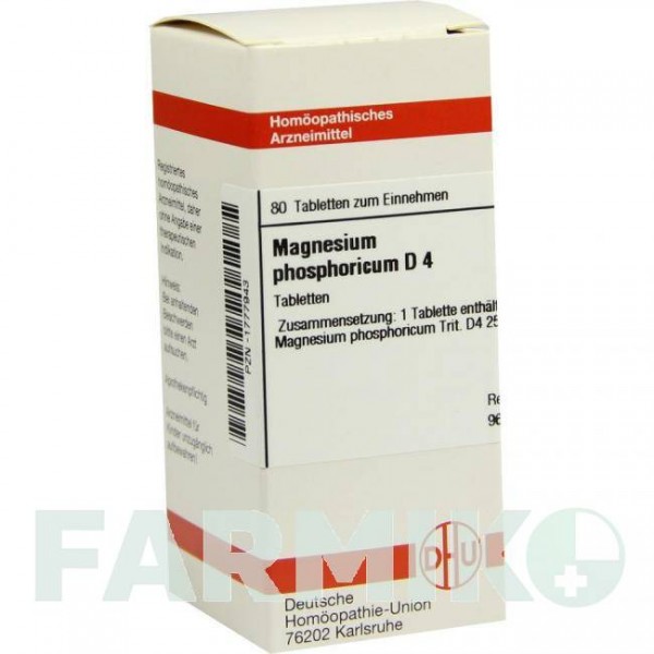 МАГНЕЗИУМ ФОСФОРИКУМ (MAGNESIUM PHOSPHORICUM) D 4 таблетки 80 шт - Гомеопатия DHU