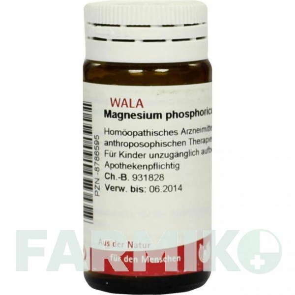 МАГНЕЗИУМ ФОСФОРИКУМ (MAGNESIUM PHOSPHORICUM) D 6 глобули 20 г - Гомеопатия WALA HEILMITTEL