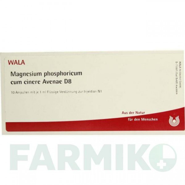 МАГНЕЗИУМ ФОСФОРИКУМ (MAGNESIUM PHOSPHORICUM) D 8 ампулы 10x1 мл - Гомеопатия WALA HEILMITTEL