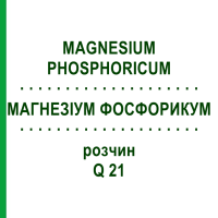 МАГНЕЗІУМ ФОСФОРИКУМ (MAGNESIUM PHOSPHORICUM) Q 21 розчин 15 мл - Гомеопатія GUDJONS