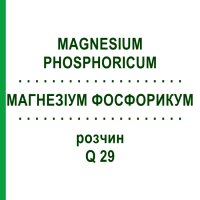 МАГНЕЗІУМ ФОСФОРИКУМ (MAGNESIUM PHOSPHORICUM) Q 29 розчин 15 мл - Гомеопатія GUDJONS