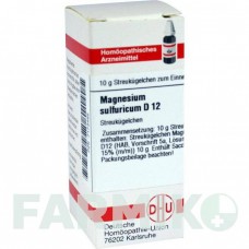 МАГНЕЗИУМ СУЛЬФУРИКУМ (MAGNESIUM SULFURICUM) D 12 глобули 10 г - Гомеопатия DHU