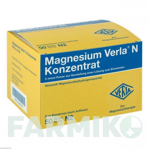 МАГНЕЗІУМ ВЕРЛА (MAGNESIUM VERLA) порошок 50 шт - Магнію аспартат VERLA-PHARM