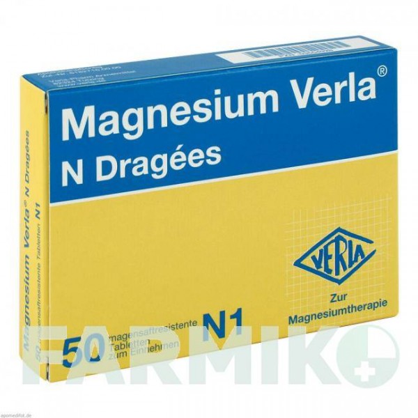 МАГНЕЗІУМ ВЕРЛА (MAGNESIUM VERLA) таблетки 50 шт - Магнію солі VERLA-PHARM