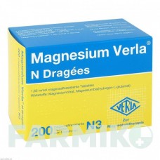 МАГНЕЗИУМ ВЕРЛА (MAGNESIUM VERLA) таблетки 200 шт - Магния соли VERLA-PHARM
