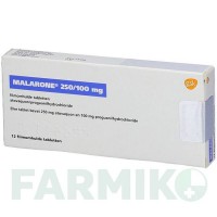 МАЛАРОН (MALARONE) таблетки 12 шт - Прогуанил, Атоваквон CC PHARMA