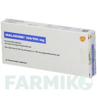 МАЛАРОН (MALARONE) таблетки 12 шт - Прогуанил, Атоваквон KOHLPHARMA