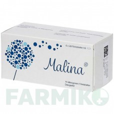 МАЛИНА (MALINA) 75 мкг таблетки 168 шт - Дезогестрел BIOMO PHARMA