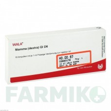 МАММА ДЕКСТРА (MAMMA DEXTRA) D 6 ампулы 10x1 мл - Гомеопатия WALA HEILMITTEL