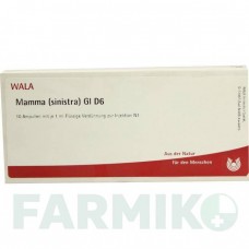 МАММА СИНИСТРА (MAMMA SINISTRA) D 6 ампулы 10x1 мл - Гомеопатия WALA HEILMITTEL