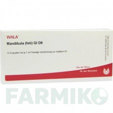 МАНДИБУЛА (MANDIBULA) D 8 ампулы 10x1 мл - Гомеопатия WALA HEILMITTEL