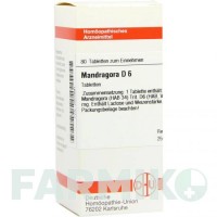 МАНДРАГОРА (MANDRAGORA) D 6 таблетки 80 шт - Гомеопатія DHU