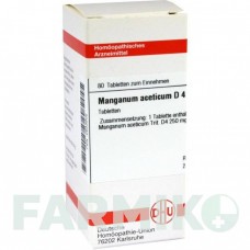 МАНГАНУМ АЦЕТИКУМ (MANGANUM ACETICUM) D 4 таблетки 80 шт - Гомеопатия DHU