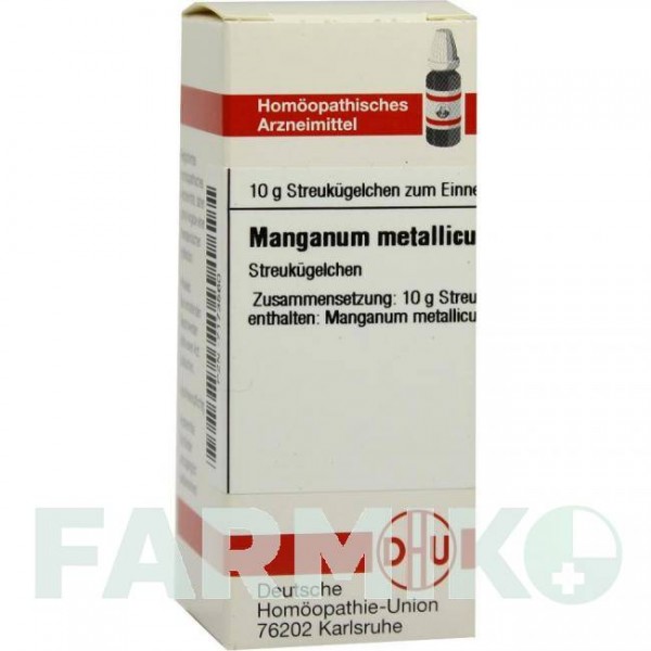МАНГАНУМ МЕТАЛЛИКУМ (MANGANUM METALLICUM) C 30 глобули 10 г - Гомеопатия DHU