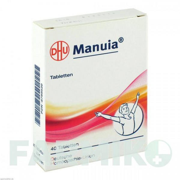 МАНУЯ (MANUIA) таблетки 40 шт - Гомеопатия DHU