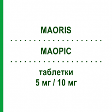 МАОРІС (MAORIS) 5 мг/10 мг таблетки 28 шт - Розувастатин, Езетиміб NEOPHARMED GENTILI