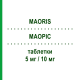 МАОРІС (MAORIS) 5 мг/10 мг таблетки 28 шт - Розувастатин, Езетиміб NEOPHARMED GENTILI