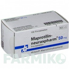 МАПРОТИЛИН (MAPROTILIN) 50 мг таблетки 100 шт - Мапротилин NEURAXPHARM