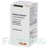 МАРКУМАР (MARCOUMAR) таблетки 100 шт - Фенпрокумон EMRA-MED