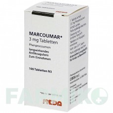 МАРКУМАР (MARCOUMAR) таблетки 100 шт - Фенпрокумон EMRA-MED