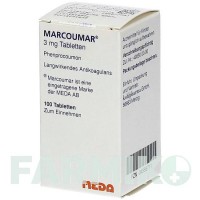 МАРКУМАР (MARCOUMAR) таблетки 100 шт - Фенпрокумон KOHLPHARMA