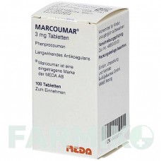 МАРКУМАР (MARCOUMAR) таблетки 100 шт - Фенпрокумон KOHLPHARMA