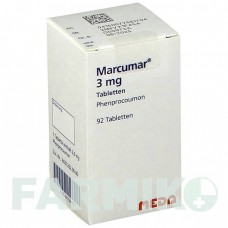 МАРКУМАР (MARCUMAR) таблетки 92 шт - Фенпрокумон MEDA PHARMA