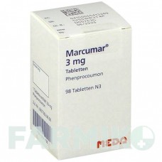 МАРКУМАР (MARCUMAR) таблетки 98 шт - Фенпрокумон MEDA PHARMA