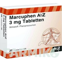 МАРКУФЕН (MARCUPHEN) 3 мг таблетки 20 шт - Фенпрокумон ABZ PHARMA