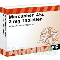 МАРКУФЕН (MARCUPHEN) 3 мг таблетки 100 шт - Фенпрокумон ABZ PHARMA