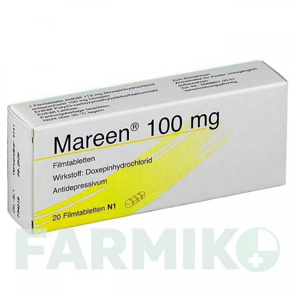 МАРІН (MAREEN) 100 мг таблетки 20 шт - Доксепін KREWEL MEUSELBACH