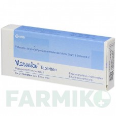 МАРВЕЛОН (MARVELON) таблетки 3x21 шт - Дезогестрел, Етинілестрадіол KOHLPHARMA