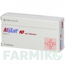 МАКСАЛТ (MAXALT) 10 мг таблетки 18 шт - Ризатриптан ORGANON