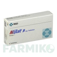 МАКСАЛТ (MAXALT) 5 мг таблетки 6 шт - Ризатриптан ORGANON