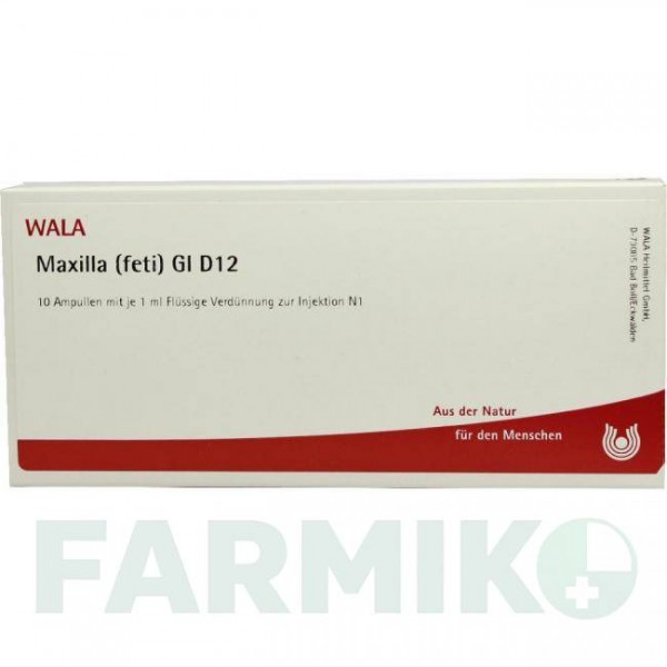 МАКСИЛЛА (MAXILLA) D 12 ампулы 10x1 мл - Гомеопатия WALA HEILMITTEL