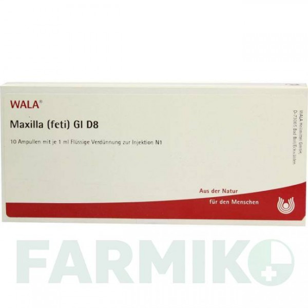 МАКСИЛЛА (MAXILLA) D 8 ампулы 10x1 мл - Гомеопатия WALA HEILMITTEL