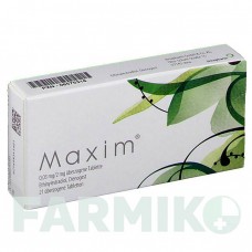 МАКСИМ (MAXIM) 0,03 мг/2 мг таблетки 21 шт - Диеногест, Этинилэстрадиол JENAPHARM