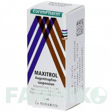 МАКСИТРОЛ (MAXITROL) краплі 5 мл - Дексаметазон, Неоміцин, Поліміксин B EURIMPHARM