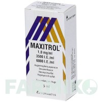 МАКСИТРОЛ (MAXITROL) краплі 5 мл - Дексаметазон, Неоміцин, Поліміксин B ORIFARM