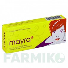 МАЙРА (MAYRA) 0,03 мг/2 мг таблетки 21 шт - Диеногест, Этинилэстрадиол MEDA PHARMA