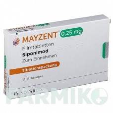 МАЙЗЕНТ (MAYZENT) 0,25 мг таблетки 12 шт - Сипонимод NOVARTIS