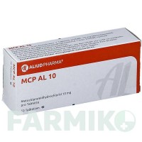 МСР (MCP) 10 таблетки 50 шт - Метоклопрамид ALIUD PHARMA